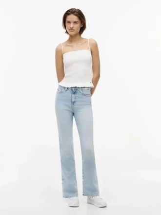 Canotta slim fit con arricciature Tommy Jeans