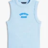 Canotta Tommy Jeans con logo stampato in rilievo Canotta Tommy Jeans con logo stampato in rilievo