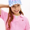 Cappellino da baseball a righe per bambini