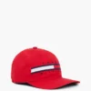 Cappellino da baseball con logo a strisce e bandiera per bambini
