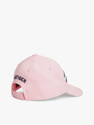Cappellino da baseball con logo a strisce e bandiera per neonati