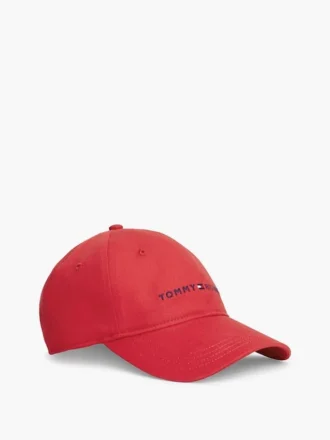 Cappellino da baseball con logo Tommy ricamato
