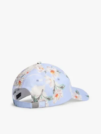 Cappellino da baseball con stampa floreale