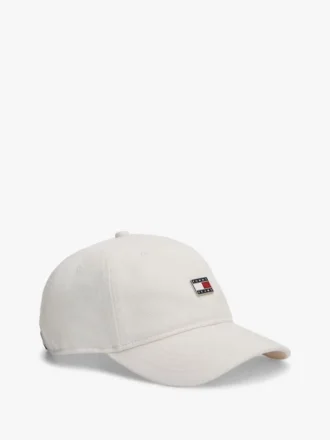 Cappellino da baseball Tommy Jeans con badge in tessuto spazzolato