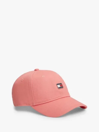 Cappellino da baseball Tommy Jeans con badge in tessuto spazzolato