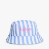 Cappello a secchiello a righe per bambini