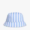 Cappello a secchiello a righe per bambini