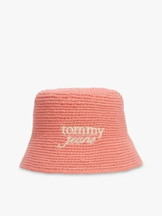 Cappello a secchiello all’uncinetto Tommy Jeans