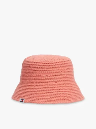 Cappello a secchiello all’uncinetto Tommy Jeans