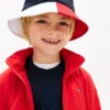 Cappello a secchiello color block per bambini