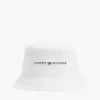 Cappello a secchiello con logo Tommy