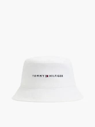 Cappello a secchiello con logo Tommy