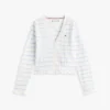 Cardigan a maglia traforata per bambina Cardigan a maglia traforata per bambina