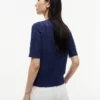 Cardigan a maniche corte in maglia mista Cardigan a maniche corte in maglia mista