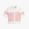 Cardigan a righe a costine per bambini Polo Cardigan a righe a costine per bambini Polo