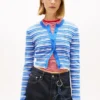 Cardigan a righe slim fit Tommy Jeans