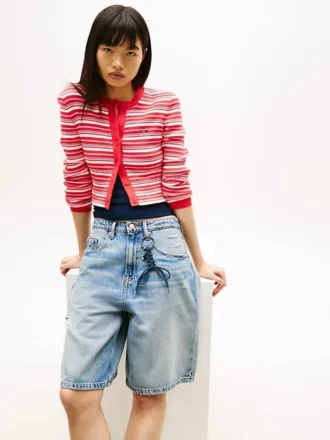 Cardigan a righe slim fit Tommy Jeans