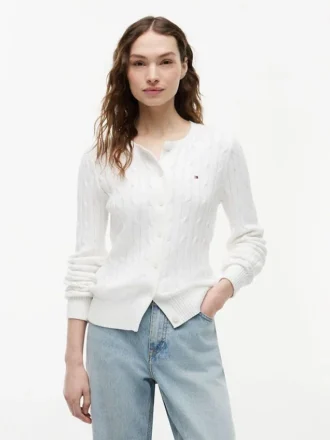 Cardigan a trecce
