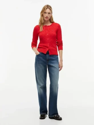 Cardigan a trecce