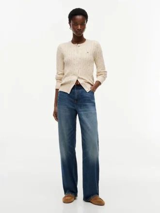 Cardigan a trecce
