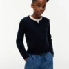 Cardigan a trecce per bambina