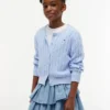 Cardigan a trecce per bambina