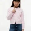 Cardigan a trecce per bambina