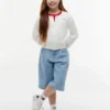 Cardigan a trecce per bambina
