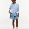 Cardigan a trecce per bambina