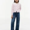 Cardigan a trecce per bambina