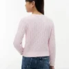 Cardigan a trecce per bambina