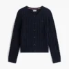 Cardigan a trecce per bambina