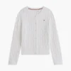 Cardigan a trecce per bambina