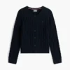 Cardigan a trecce per bambina