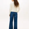 Cardigan con zip a maglia intrecciata e vestibilità squadrata Cardigan con zip a maglia intrecciata e vestibilità squadrata