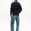 Cardigan da baseball in cotone con zip