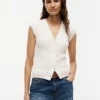 Cardigan gilet a trecce