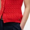 Cardigan gilet a trecce