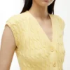 Cardigan gilet a trecce