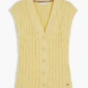 Cardigan gilet a trecce