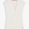 Cardigan gilet a trecce