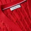Cardigan gilet a trecce