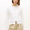 Cardigan girocollo