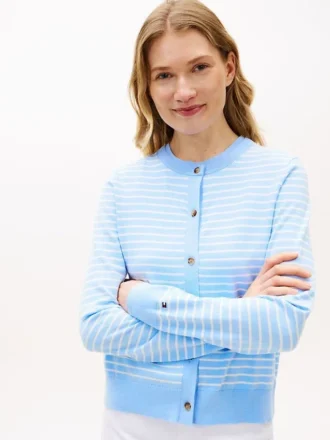 Cardigan girocollo