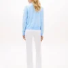 Cardigan girocollo