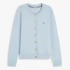 Cardigan in jersey di cotone biologico Cardigan in jersey di cotone biologico