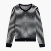 Cardigan leggero a righe Cardigan leggero a righe