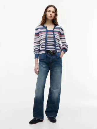 Cardigan leggero a trecce