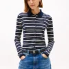 Cardigan polo slim fit in misto lana e seta Cardigan polo slim fit in misto lana e seta