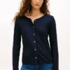 Cardigan T-shirt a maglia traforata